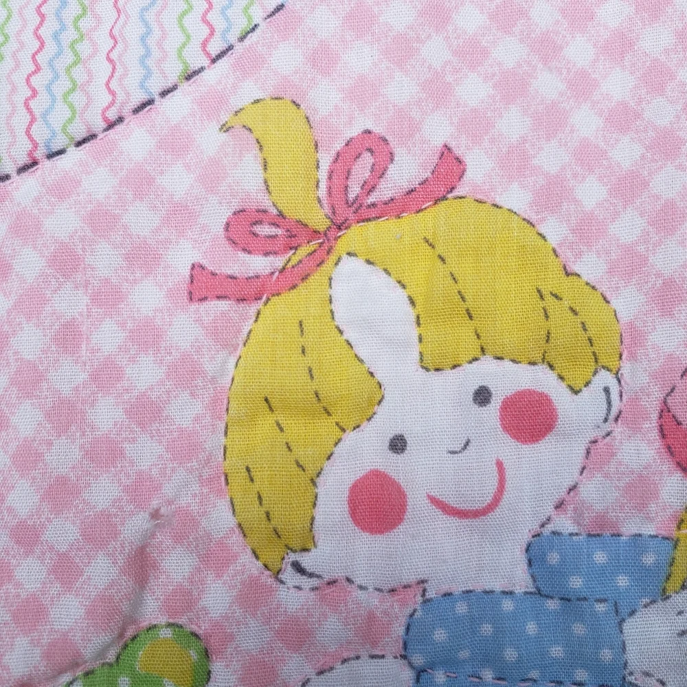 Handmade Baby Blanket / Quilt - Little Girl